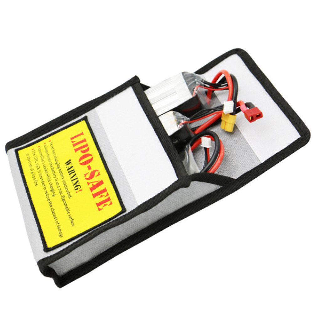 Lipo Battery Fireproof Safety Charge Box - 1Pcs Premium Fireproof Explosion-Proof Battery Storage