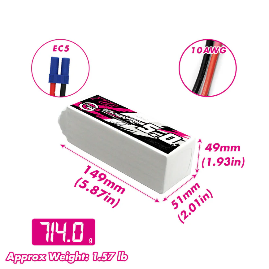 CNHL Lipo 6S 22.2V Battery 500 - 6S Lipo Battery 22.2V 5000Mah review and price