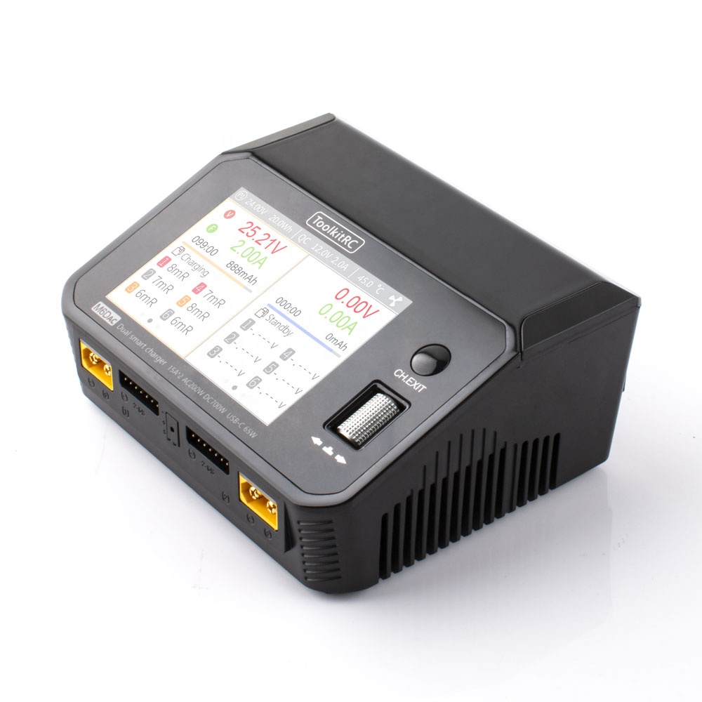 Toolkitrc M6DAC 350W X 2 USB-C - Toolkitrc M6Dac Smart Charger review and price