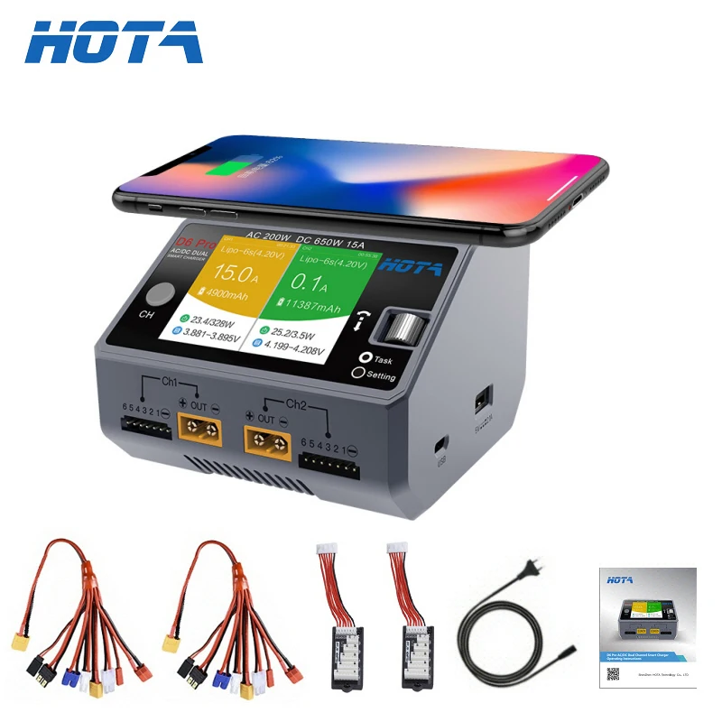 Hota D6 Dual/Pro Smart Charger - Hota D6 Pro Dual Lipo Charger review and price