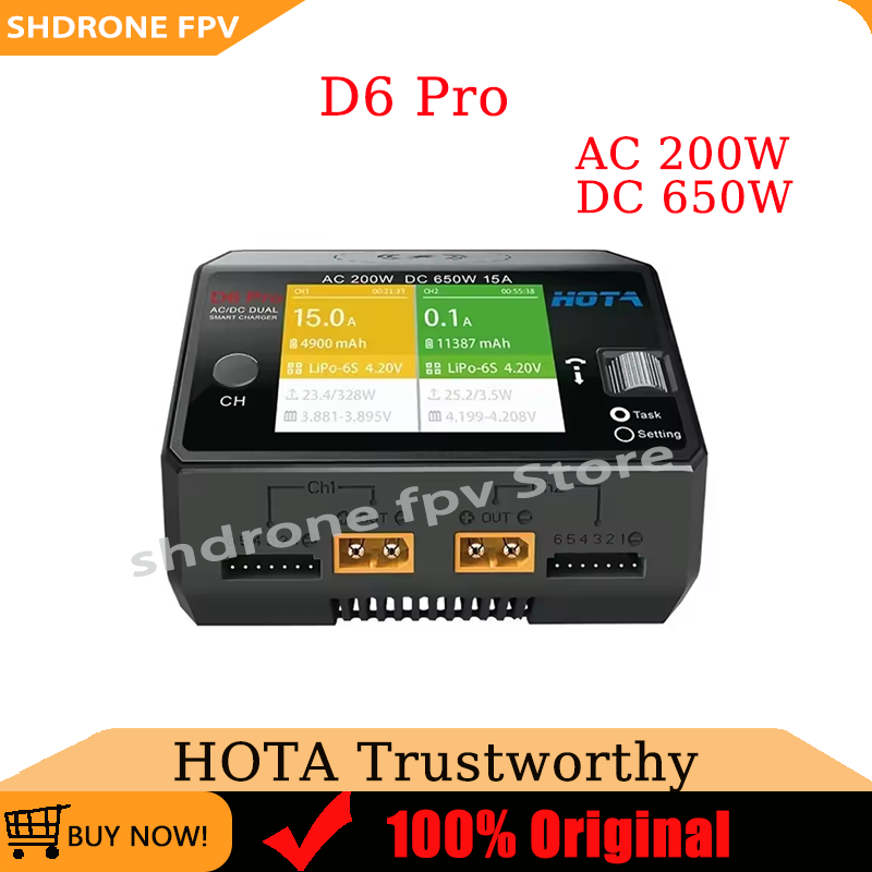 Original HOTA D6 Pro AC 200W D - Hota D6 Pro Dual Lipo Charger review and price