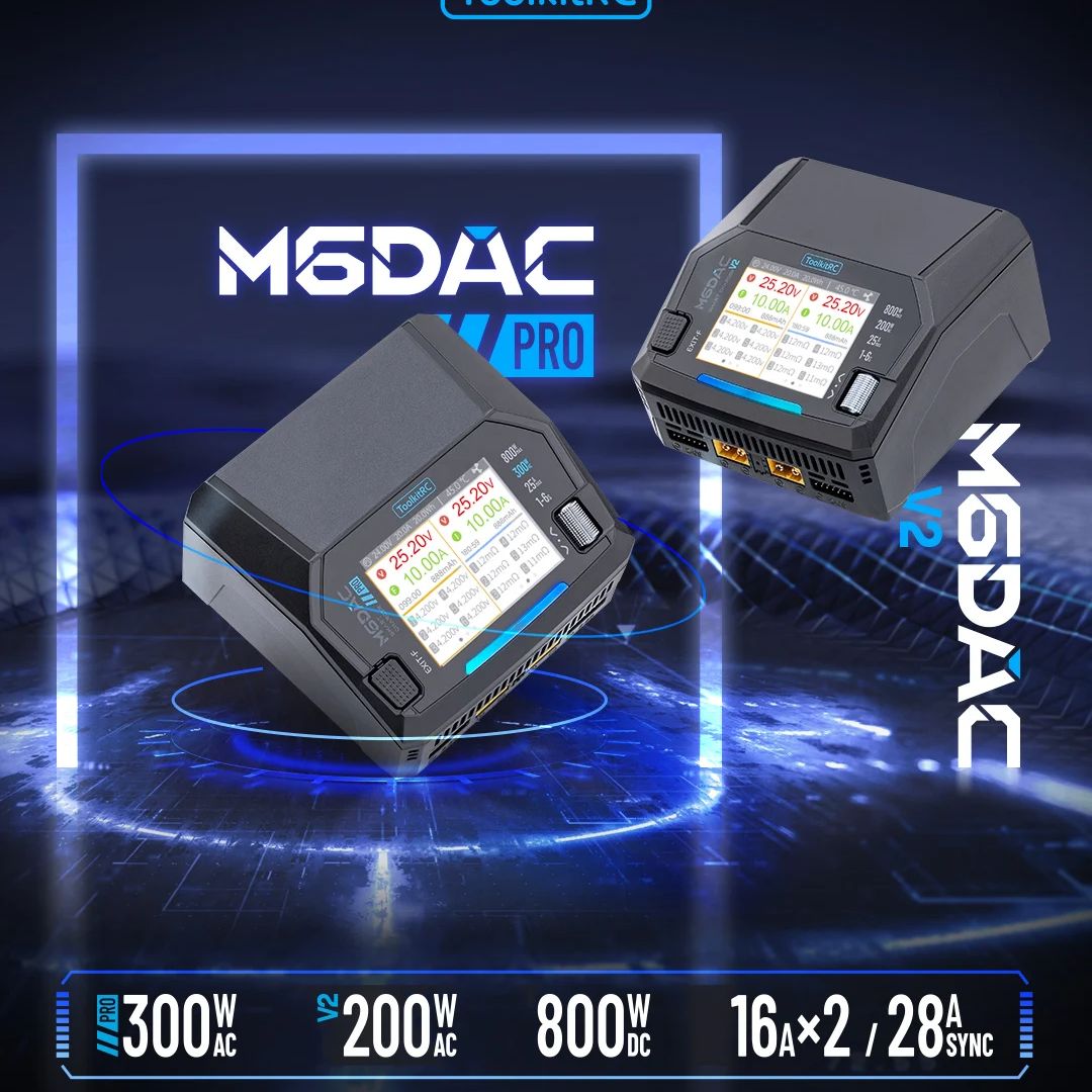 ToolkitRC M6DAC PRO M6DAC V2 D - Toolkitrc M6Dac Smart Charger review and price