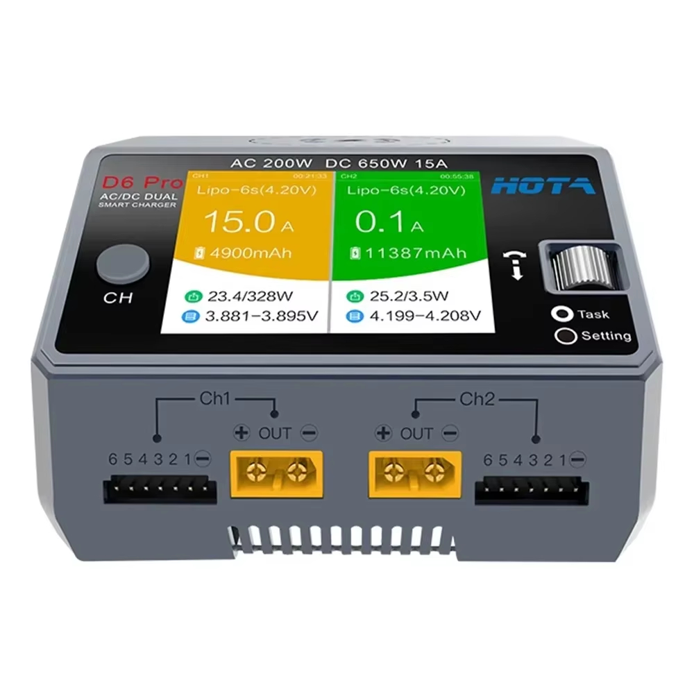 HOTA D6 Pro Dual Channel Charg - Hota D6 Pro Dual Lipo Charger review and price