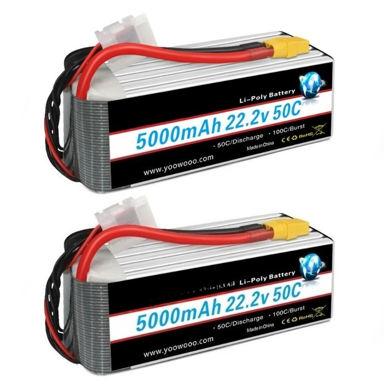 2PCS For RC Airplane Helicopte - 6S Lipo Battery 22.2V 5000Mah review and price