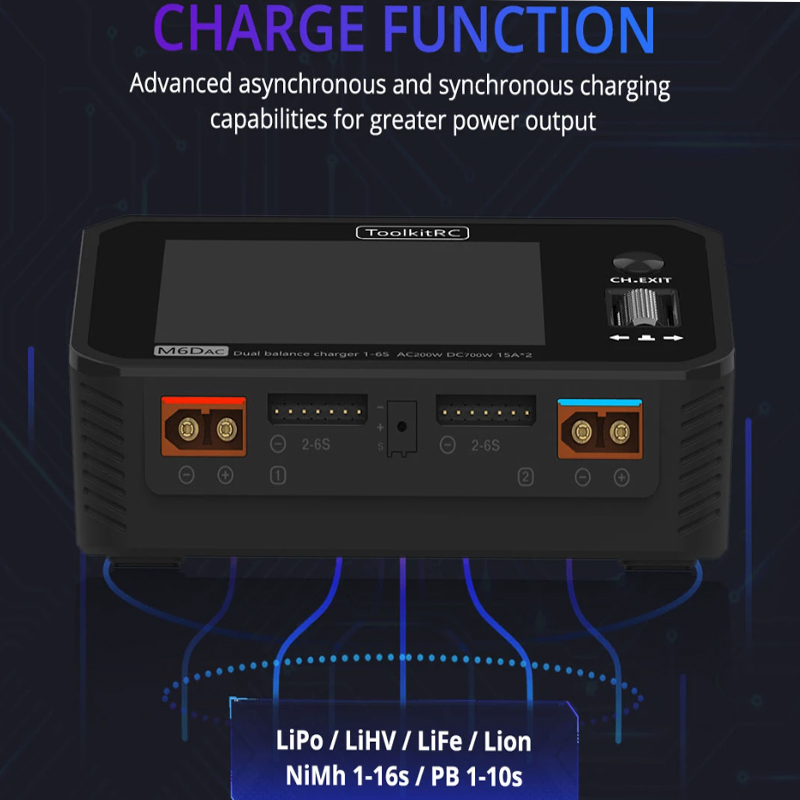 ToolkitRC M6DAC Dual Channel S - Toolkitrc M6Dac Smart Charger review and price