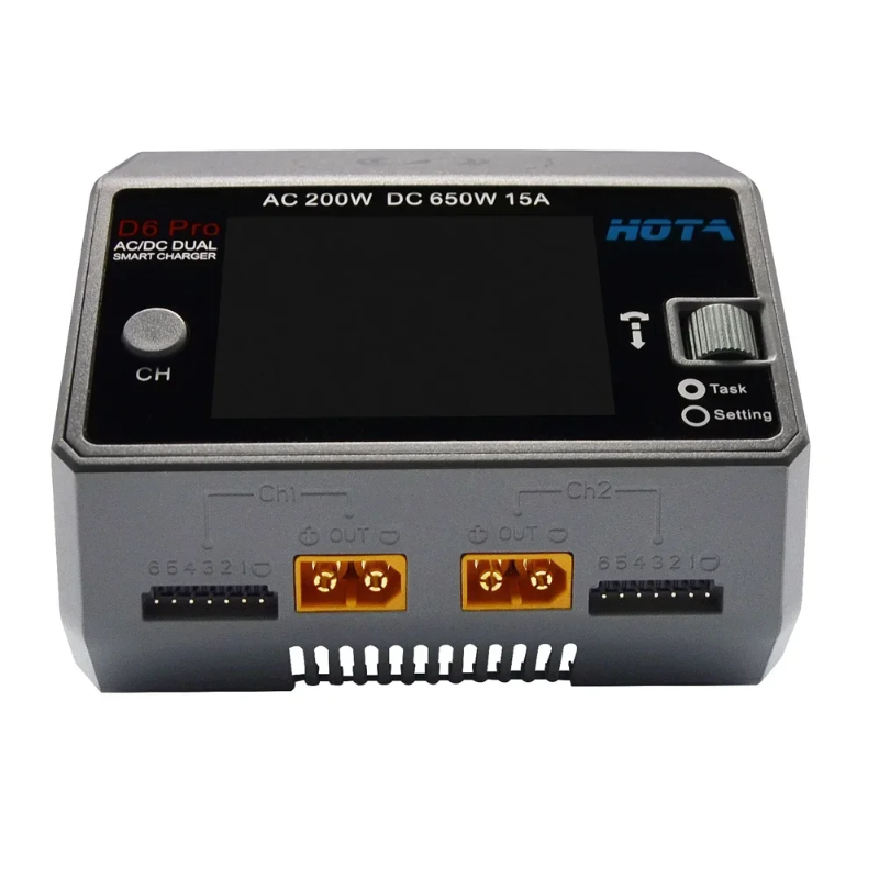 HOTA D6 Pro 650W Dual Channel  - Hota D6 Pro Dual Lipo Charger review and price
